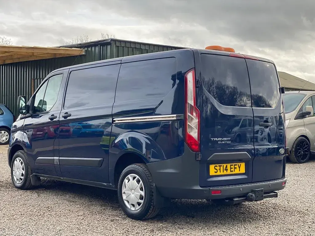 Used Ford Transit Custom 100 HP (73 kW) 2014 Blue Van