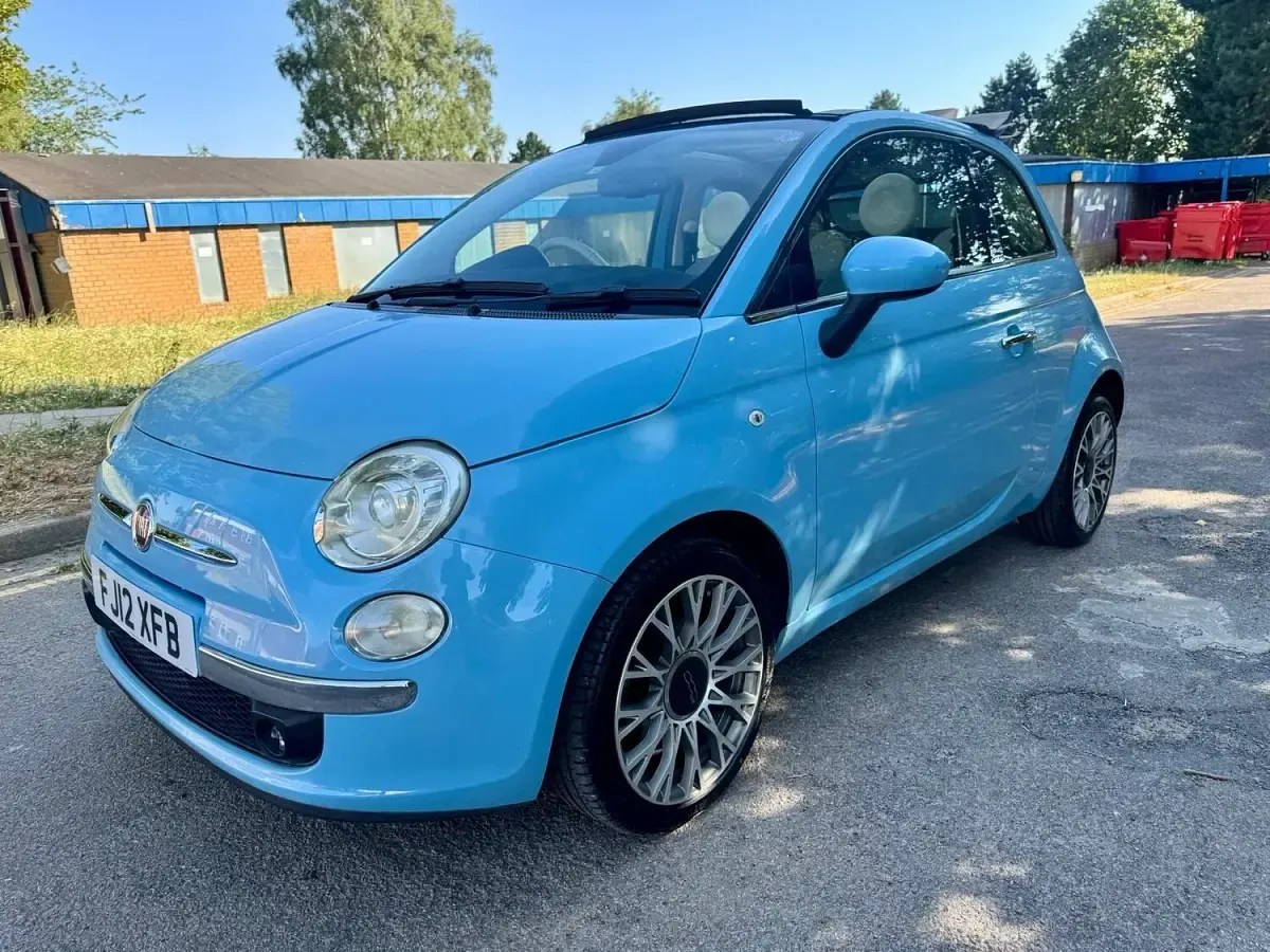 Used Fiat 500C Lounge 2012 Blue Cabriolet