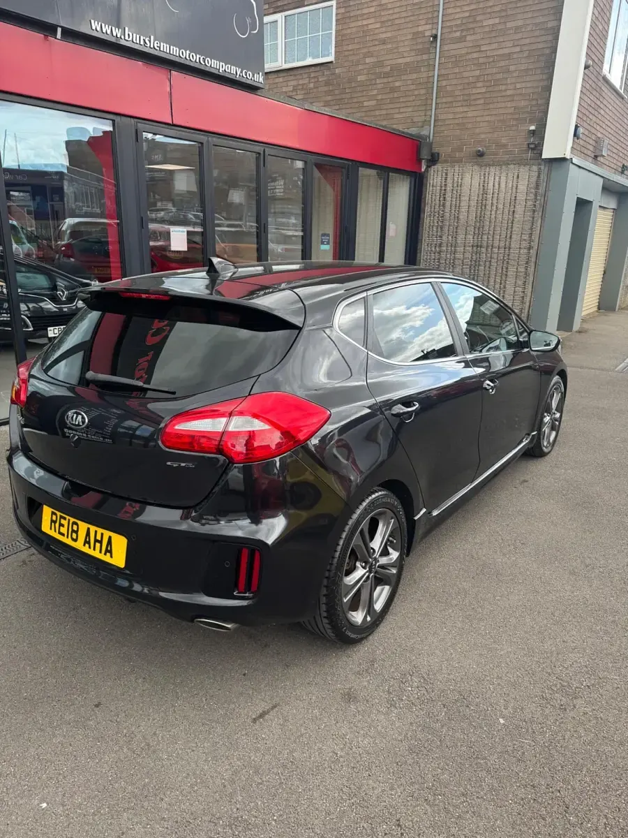 Used Kia Ceed GT-Line 136 HP (100 kW) 2018 Black Hatchback