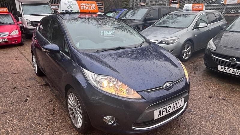 Used Ford Fiesta Titanium 2012 Blue Hatchback