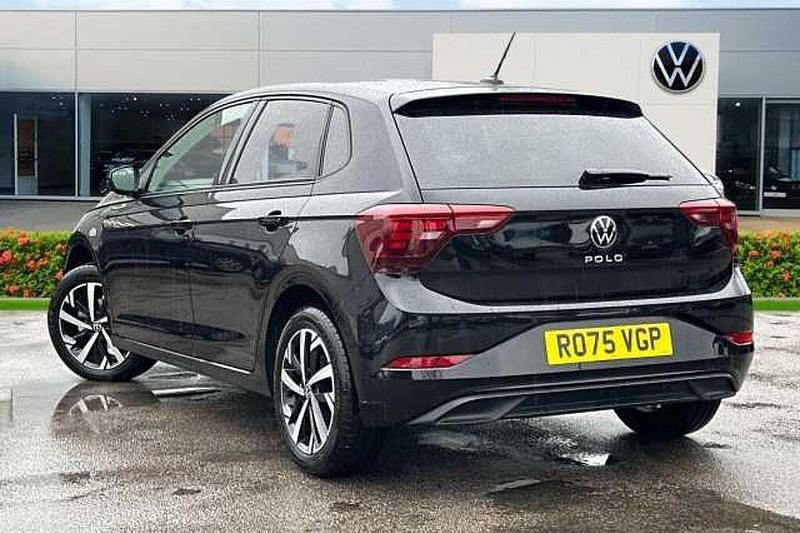 Used VW Polo Match 95 HP (69 kW) 2025 Black Hatchback