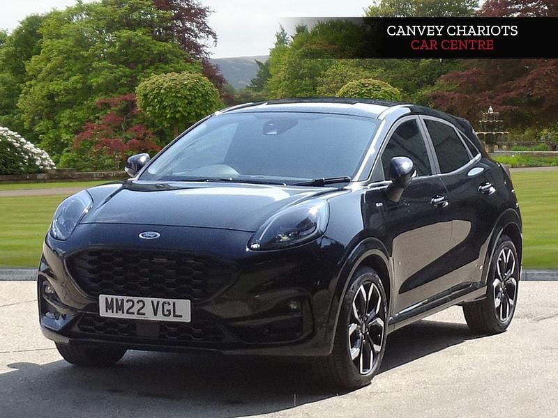 Black Used 2022 Ford Puma ST-Line X Hatchback | £14,700 (Good price) - Image 1/4