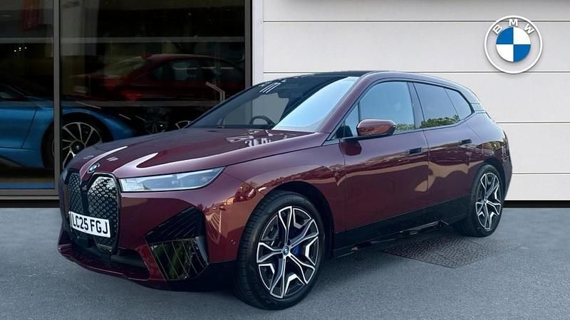 Red Used 2025 BMW iX M Sport SUV | £60,800 (Expensive) - Image 1/4