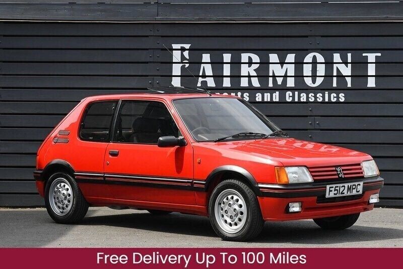 Red Used 1988 Peugeot 205 GTi Hatchback | £15,900 - Image 1/4
