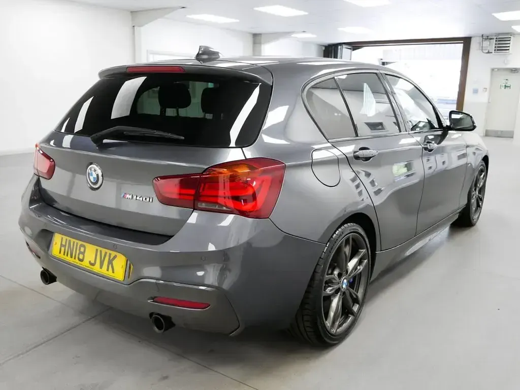 Used BMW M140 M Sport 335 HP (246 kW) 2018 Grey Hatchback