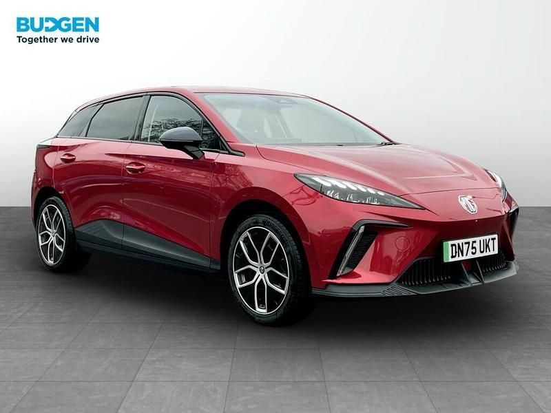 Red New 2025 MG MG4 EV Trophy Hatchback | £22,491 - Image 1/4