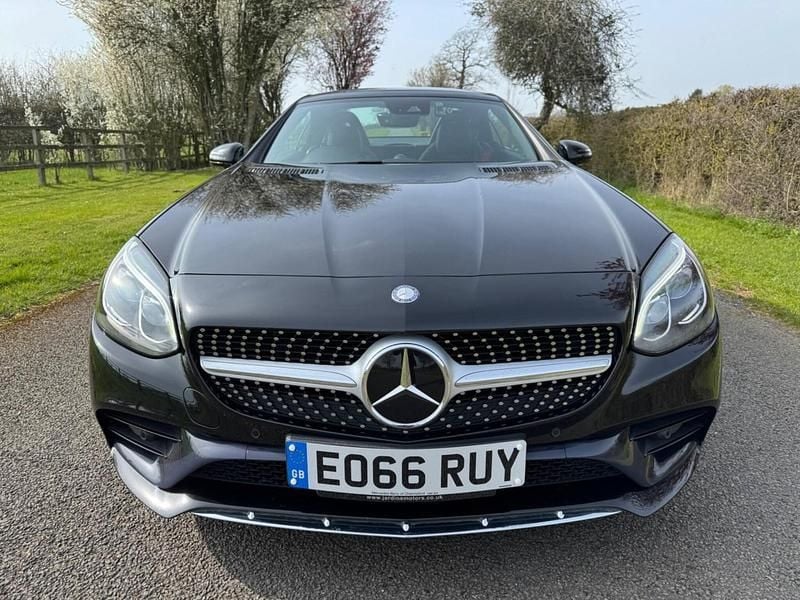 Used Mercedes SLC300 AMG line 245 HP (180 kW) 2016 Black Cabriolet