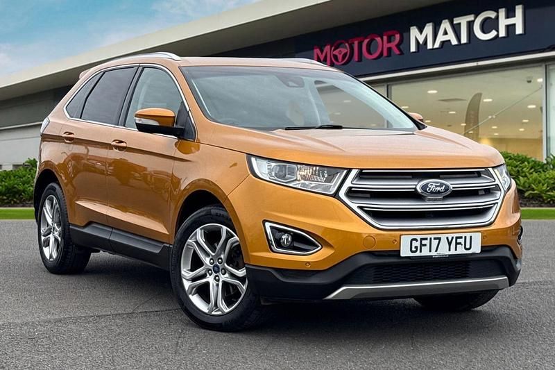 Used Ford Edge Titanium 210 HP (154 kW) 2017 Orange SUV