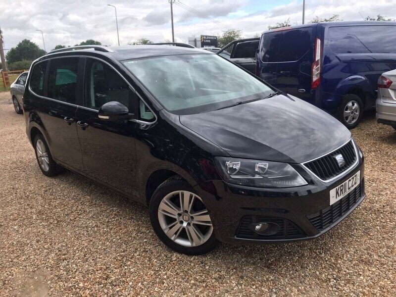 Black Used 2011 Seat Alhambra SE MPV | £8,495 (Fair price) - Image 1/4