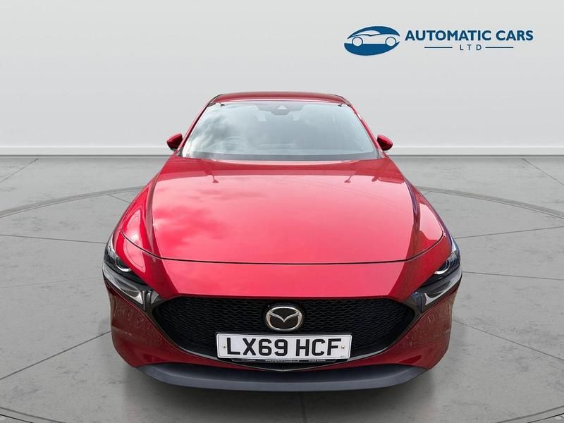 Begagnad Mazda 3 162 HK (119 kW) 2019 Röd Halvkombi