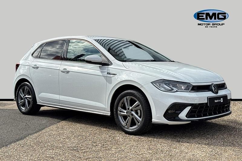 White Used 2022 VW Polo R-line Hatchback | £17,694 (Fair price) - Image 1/3