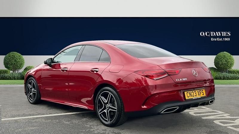 Used Mercedes CLA180 AMG line 136 HP (100 kW) 2023 Red Sedan