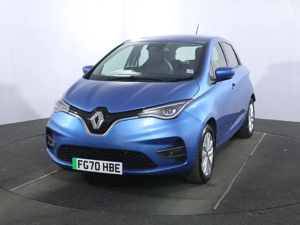 Used Renault Zoe Iconic 78 kW (107 HP) 2020 Blue Hatchback