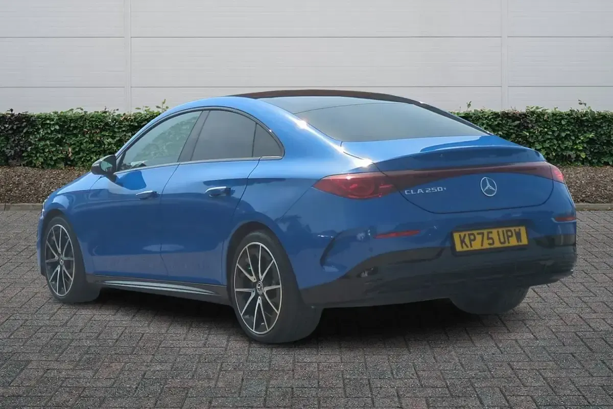 Used Mercedes CLA 250+ AMG line 200 kW (272 HP) 2025 Blue Sedan