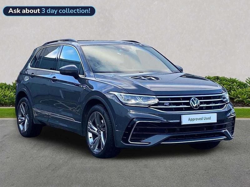 Grey Used 2023 VW Tiguan R-line Edition SUV | £23,084 (Good price) - Image 1/4