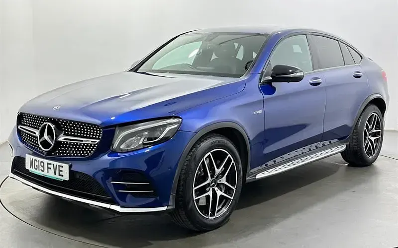Used Mercedes GLC43 AMG Premium 367 HP (269 kW) 2019 Blue Coupe