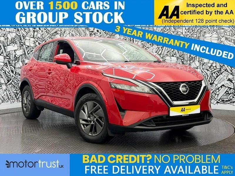 Used Nissan Qashqai Acenta Premium 2022 Red SUV