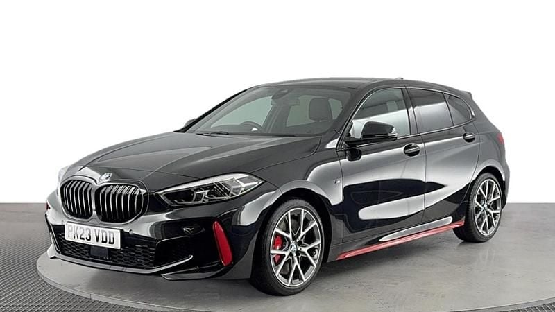 Black Used 2023 BMW 128 Comfort Edition Hatchback | £26,420 (Good price) - Image 1/4