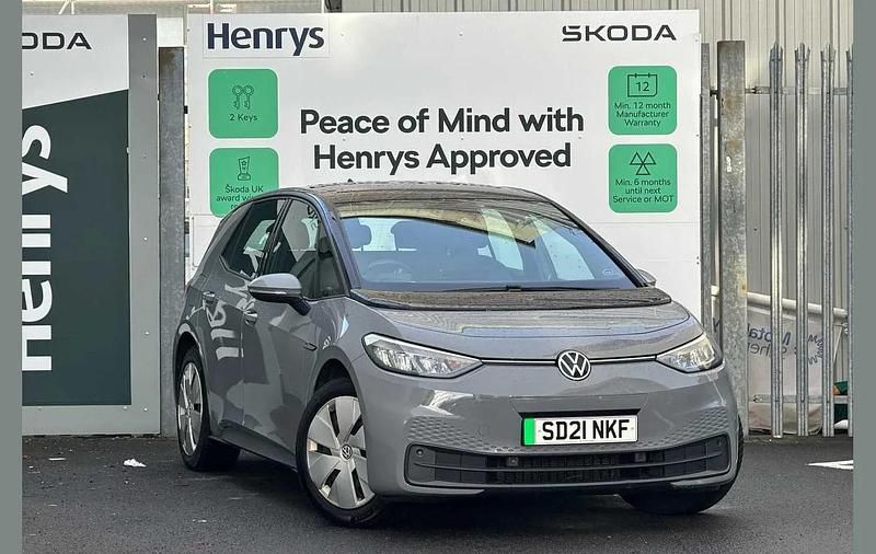 Grey Used 2021 VW ID.3 Pro Performance Hatchback | £12,495 (Good price) - Image 1/4