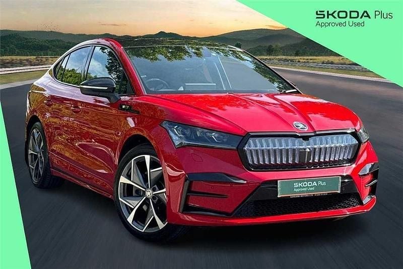 Red Used 2022 Skoda Enyaq iV vRS SUV | £29,990 (Good price) - Image 1/4