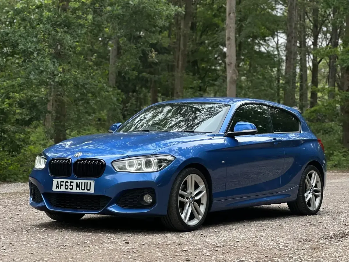 Used BMW 118 M Sport 136 HP (100 kW) 2015 Blue Hatchback