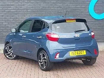 Used Hyundai i10 Premium 2024 Blue Hatchback