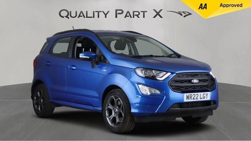 Blue Used 2022 Ford Ecosport ST-Line SUV | £10,980 (Good price) - Image 1/4