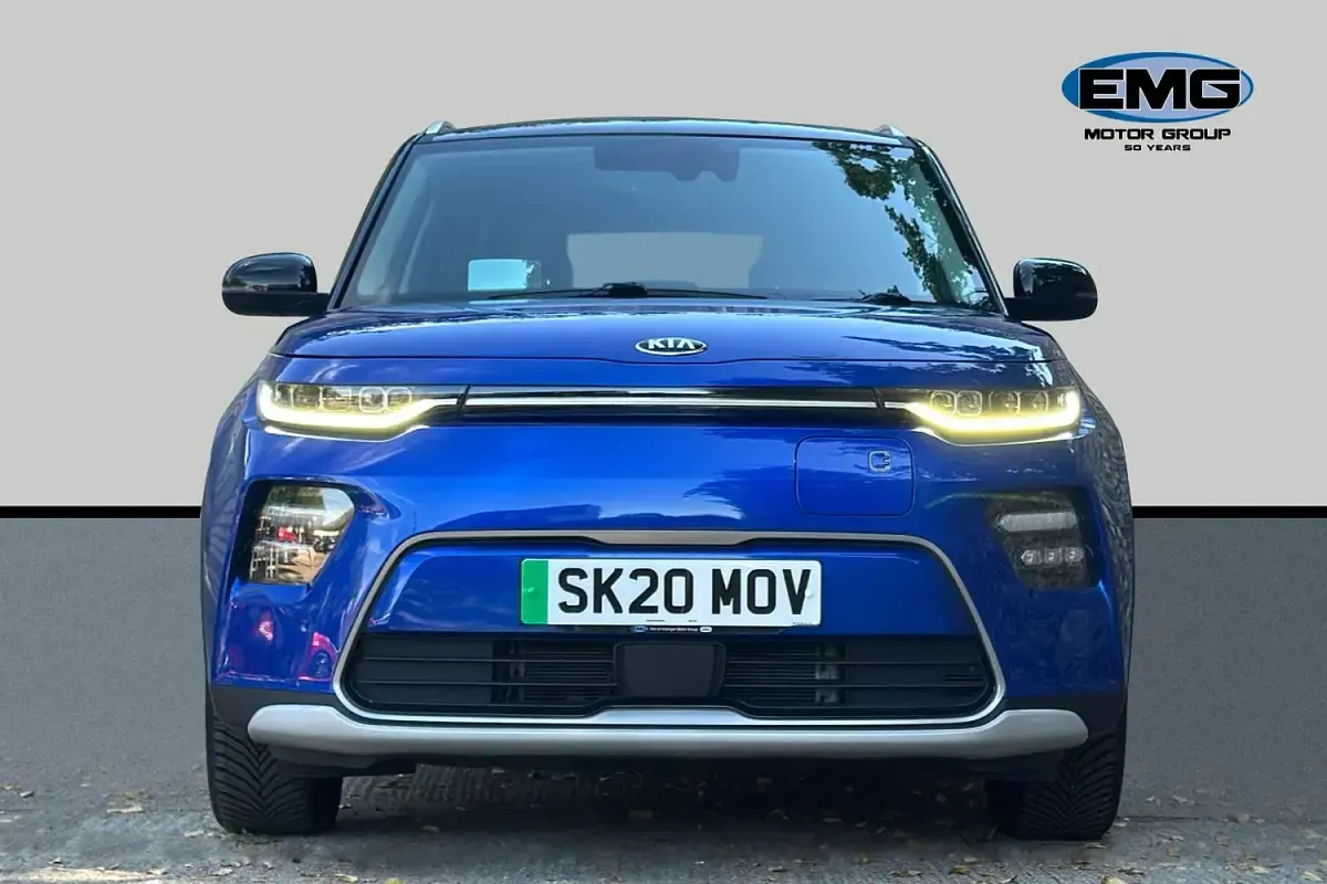 Used Kia Soul EV First Edition 147 kW (201 HP) 2020 Neptune blue /black roof SUV