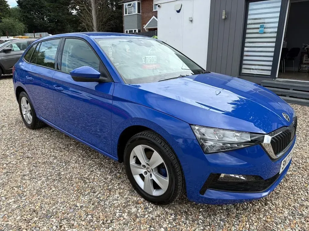Used Skoda Scala SE 115 HP (84 kW) 2020 Blue Hatchback