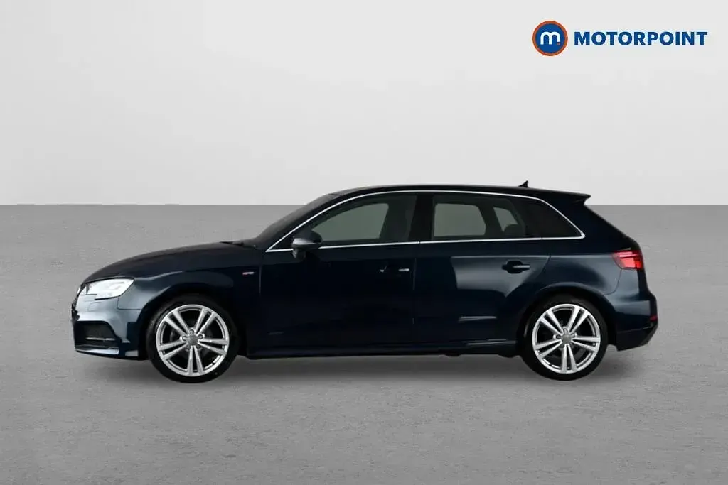 Used Audi A3 S-Line 150 HP (110 kW) 2020 Blue Sedan