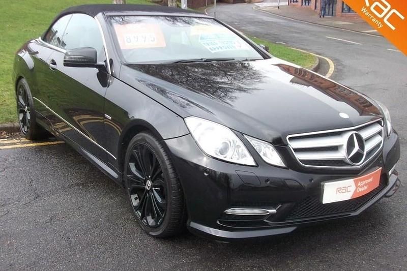 Used Mercedes E250 2012 Black Cabriolet