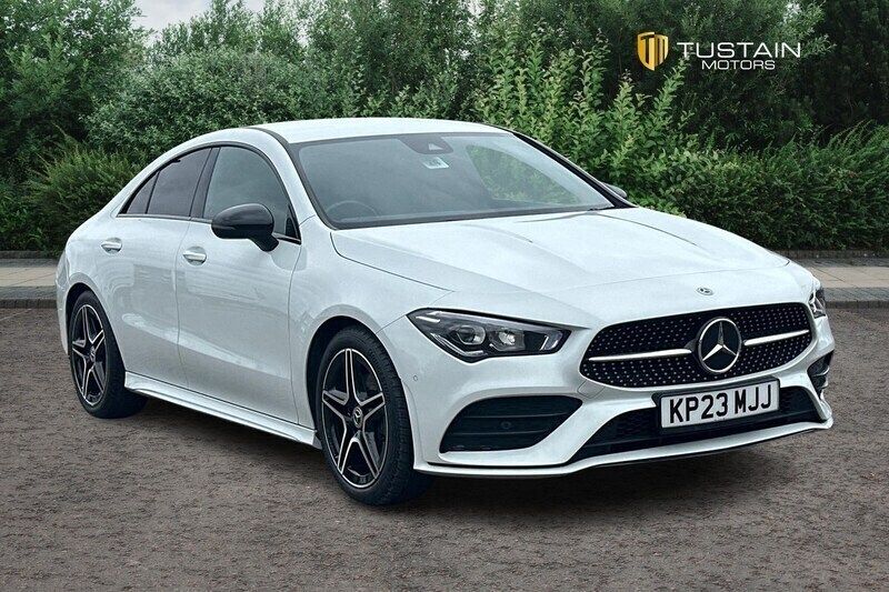 Digital white Used 2023 Mercedes CLA180 Executive Sedan | £25,999 (Fair price) - Image 1/4