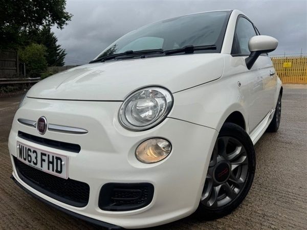 White Used 2013 Fiat 500 S Hatchback | £1,999 (Good price) - Image 1/1