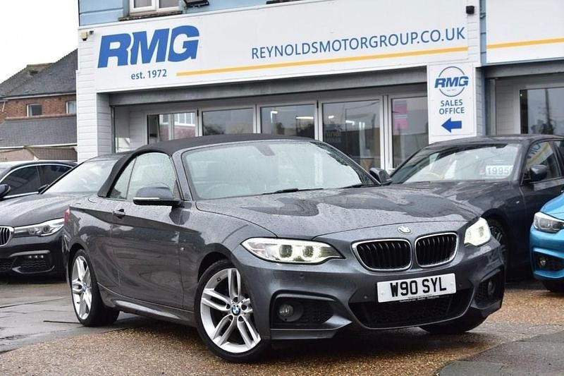 Used BMW 218 M Sport 150 HP (110 kW) 2016 Grey Cabriolet