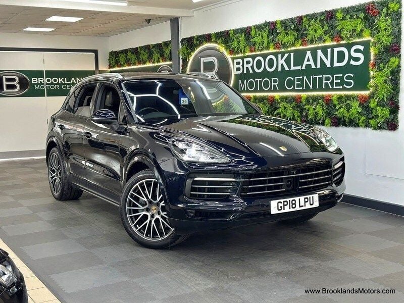 Blue Used 2018 Porsche Cayenne SUV | £32,985 - Image 1/3