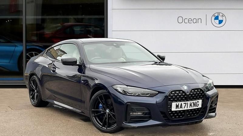 Blue Used 2021 BMW 420 M Sport Coupe | £25,900 (Expensive) - Image 1/4
