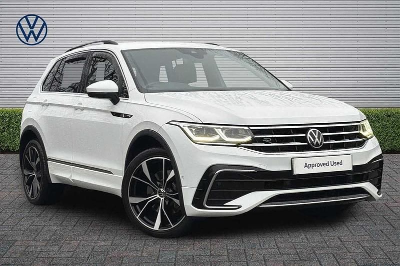 Used VW Tiguan R-line 190 HP (139 kW) 2022 White SUV