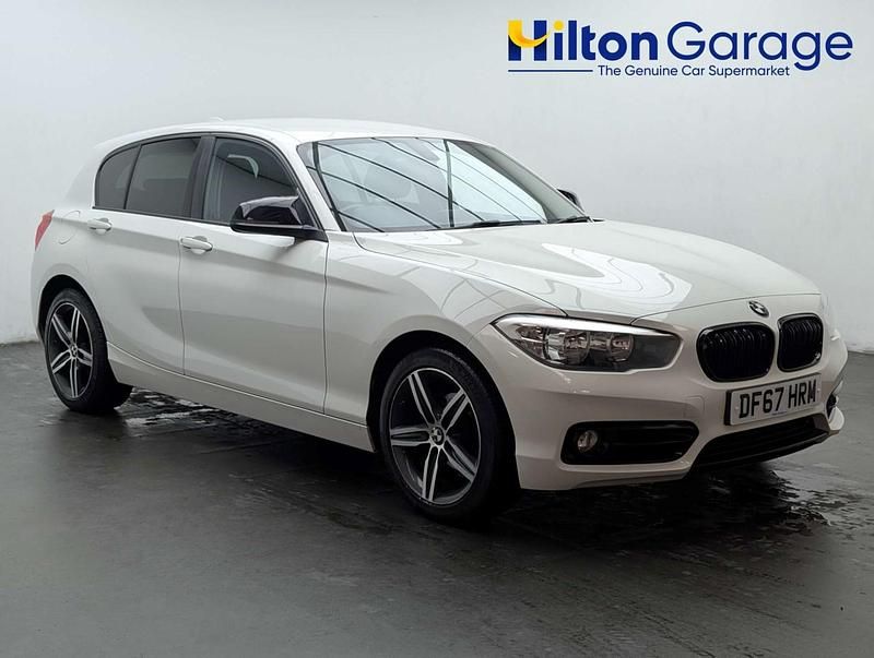 Used BMW 118 Sport Line 2018 White Hatchback