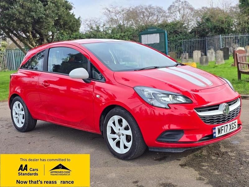 Red Used 2017 Vauxhall Corsa Hatchback | £3,788 (Good price) - Image 1/4