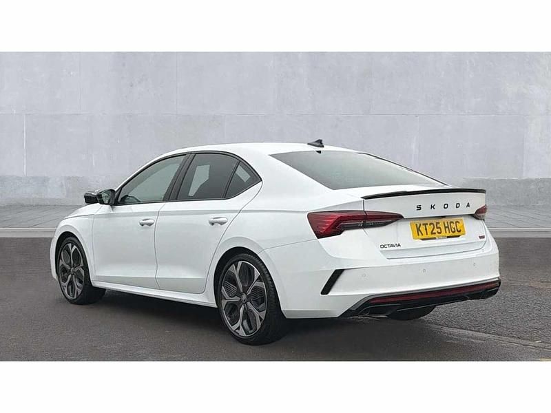 Used Skoda Octavia vRS 265 HP (194 kW) 2025 Moon white metallic Hatchback