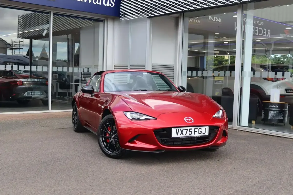 New Mazda MX5 Homura-Line 184 HP (135 kW) 2025 Soul red crystal Cabriolet