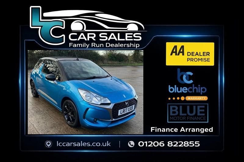 Used DS Automobiles DS3 Cabriolet Elegance 2017 Blue Cabriolet