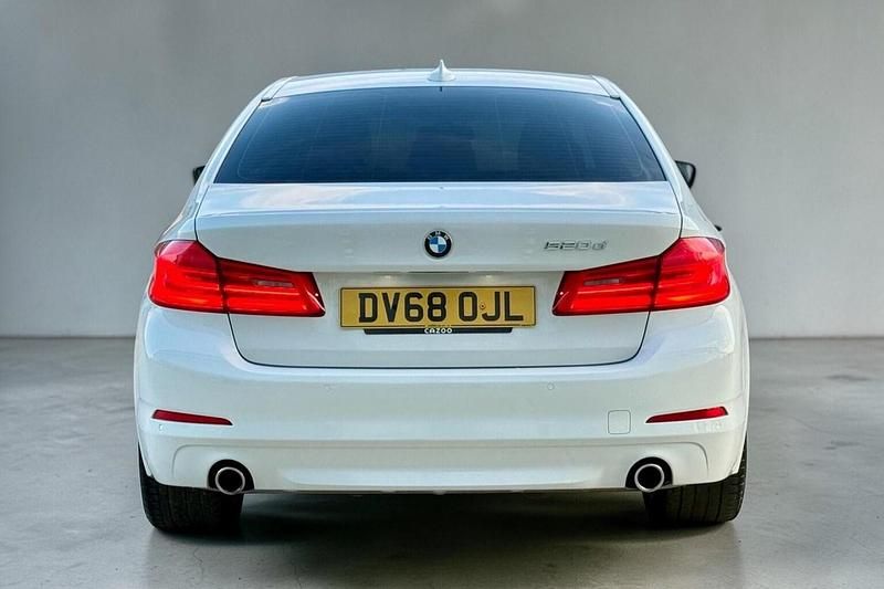 Used BMW 520 Impressive 2018 White Sedan