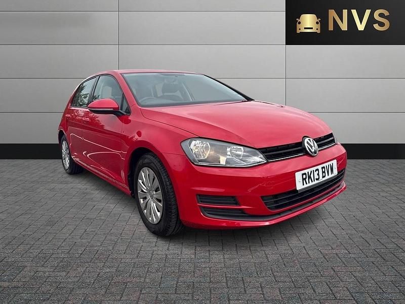 Red Used 2013 VW Golf VII S Hatchback | £5,495 (Fair price) - Image 1/4