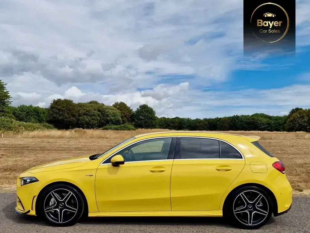 Used Mercedes A35 AMG Executive 2021 Yellow Hatchback