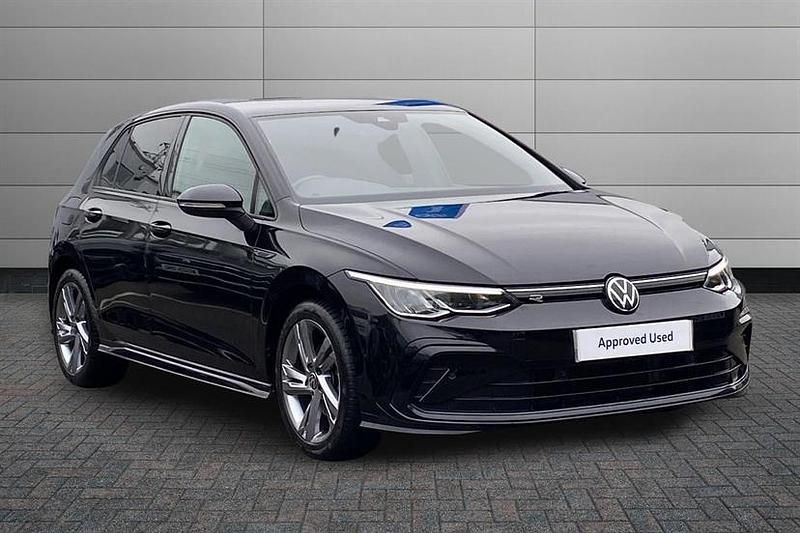 Used VW Golf VIII R-line 130 HP (95 kW) 2024 Black Hatchback