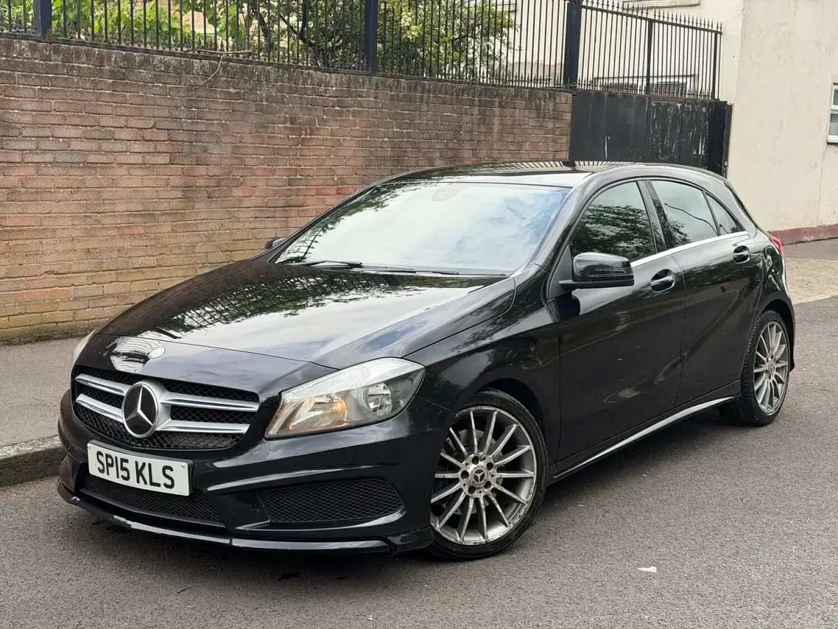Used Mercedes A220 AMG 170 HP (125 kW) 2015 Black Hatchback