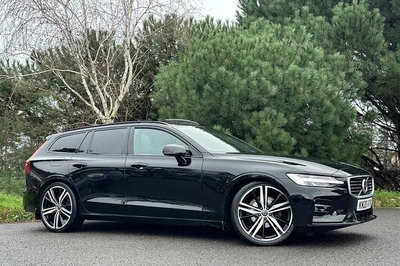 Black Used 2020 Volvo V60 R-Design Pro Estate | £21,990 (Fair price) - Image 1/1