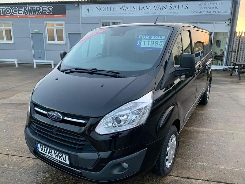 Black Used 2018 Ford Transit Custom Trend Van | £11,995 (Fair price) - Image 1/4