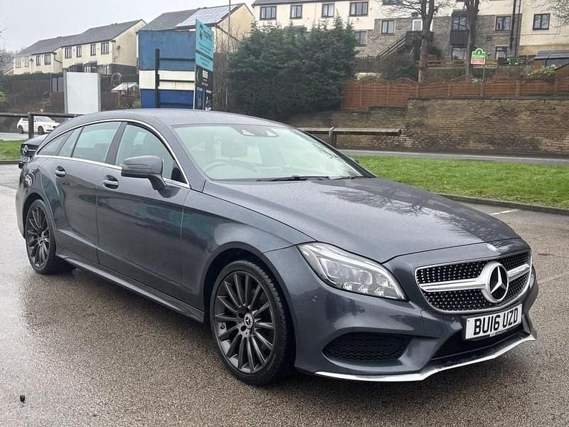 Used Mercedes CLS220 Shooting Brake AMG line 177 HP (130 kW) 2016 Grey Estate